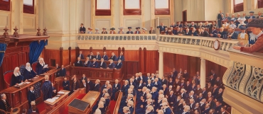 First Sitting Of The High Court Of Australia, Banco Court, Melbourne, 6 ...